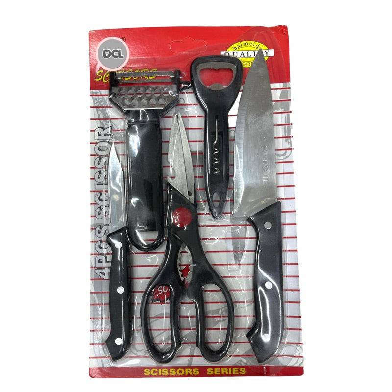 Scissors and Can Opener Kit - Twin Pack Scissors, Scissors Set and Butterfly Can Opener