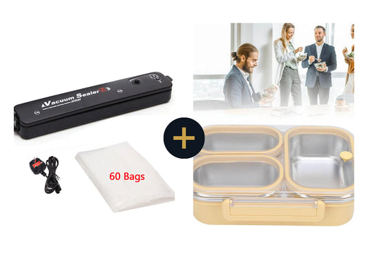 Freshness Bundle — Vacuum Sealer + Lunch Box